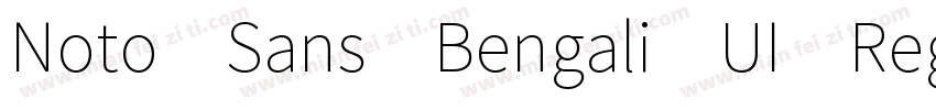 Noto Sans Bengali UI Regular字体转换